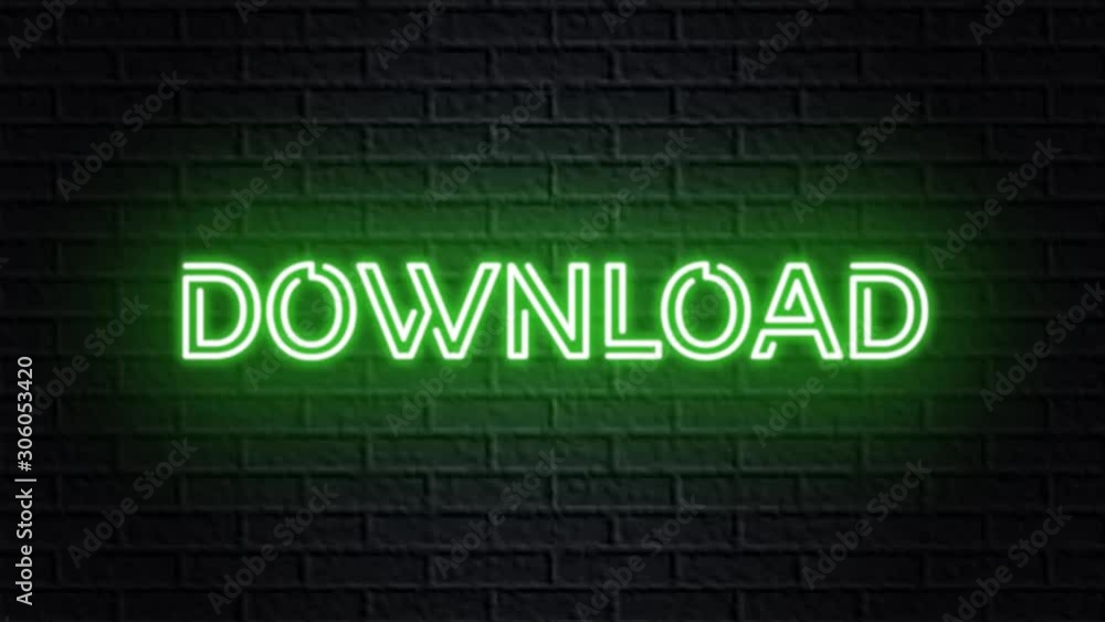 green neon video animation download green neon video animation download