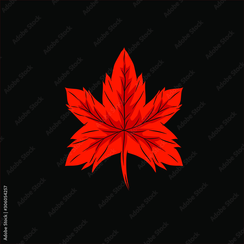 Obraz premium the leaf leaves logo for thanksgiving autumn symbol