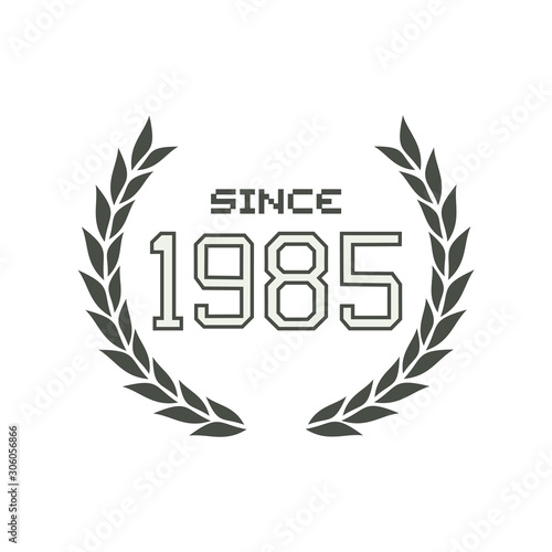 Tableau sur toile since 1985 classic symbol