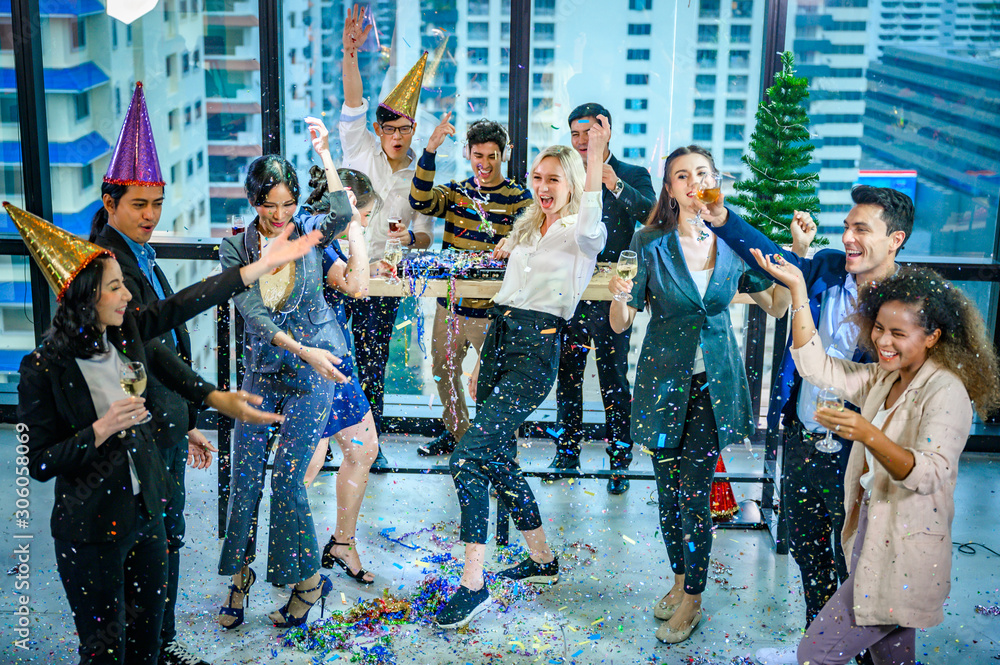 Naklejka premium Business People Party Celebration Success Concept