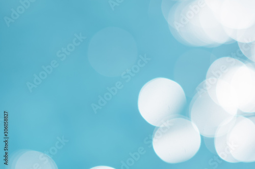 blue bokeh background