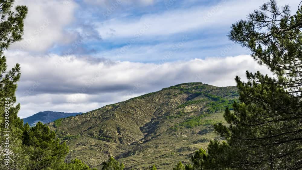 Timelapse of Mountain at Lozoya Valley, Sierra Norte in Madrid Timelapse of Mountain at Lozoya Valley, Sierra Norte in Madrid