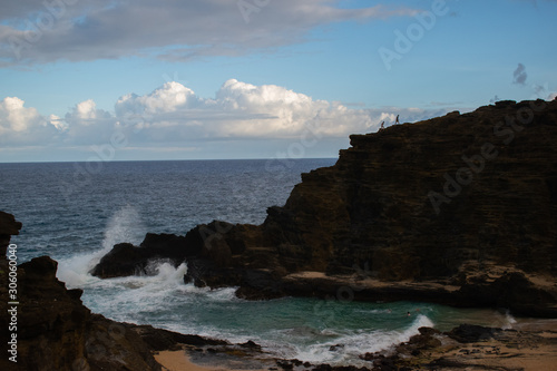 waves crashing