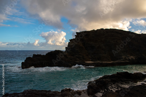 waves crashing