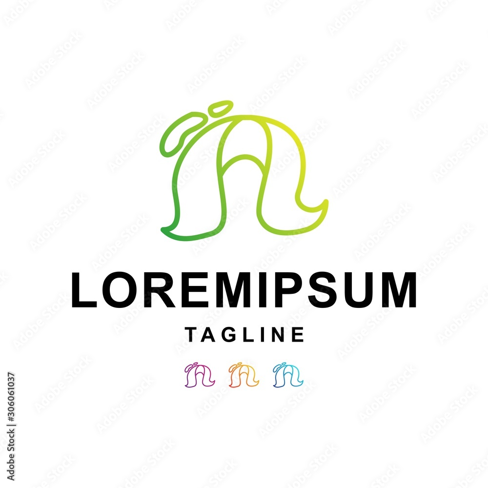 colorful letter n logo design premium colorful letter n logo design premium