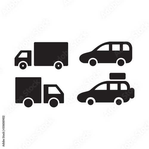 Cars icon vector in trendy style © Twomine