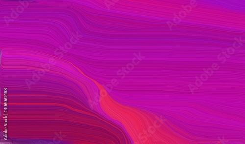 smooth swirl waves background illustration with medium violet red, firebrick and purple color