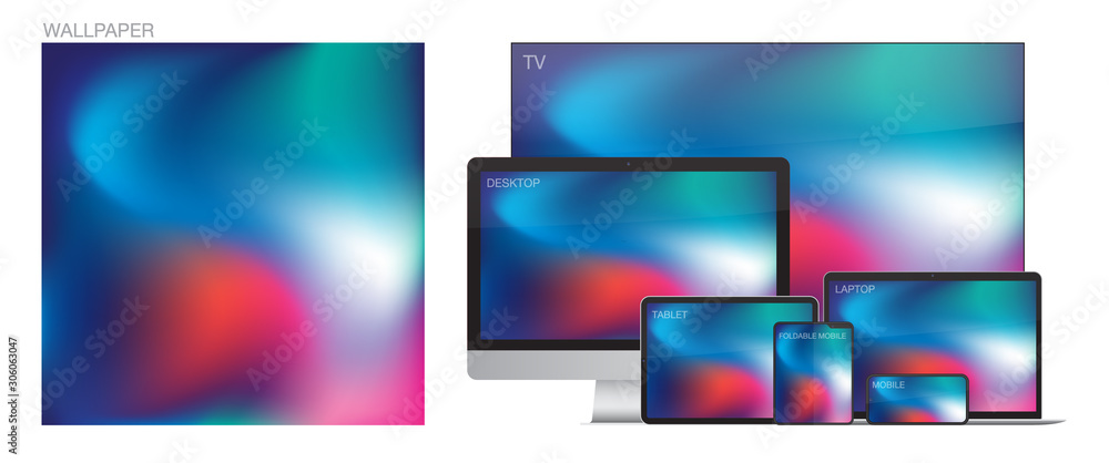 Wallpaper for smartphone tablet laptop desktopcomputer or tv