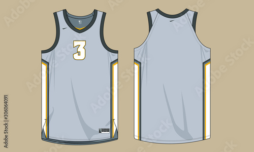 Basketball jersey template