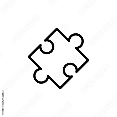 Simple solution line icon.