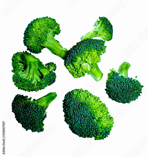 broccoli isolated on white background