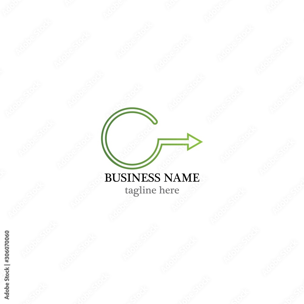 Arrows vector illustration icon logo template design Arrows vector illustration icon logo template design