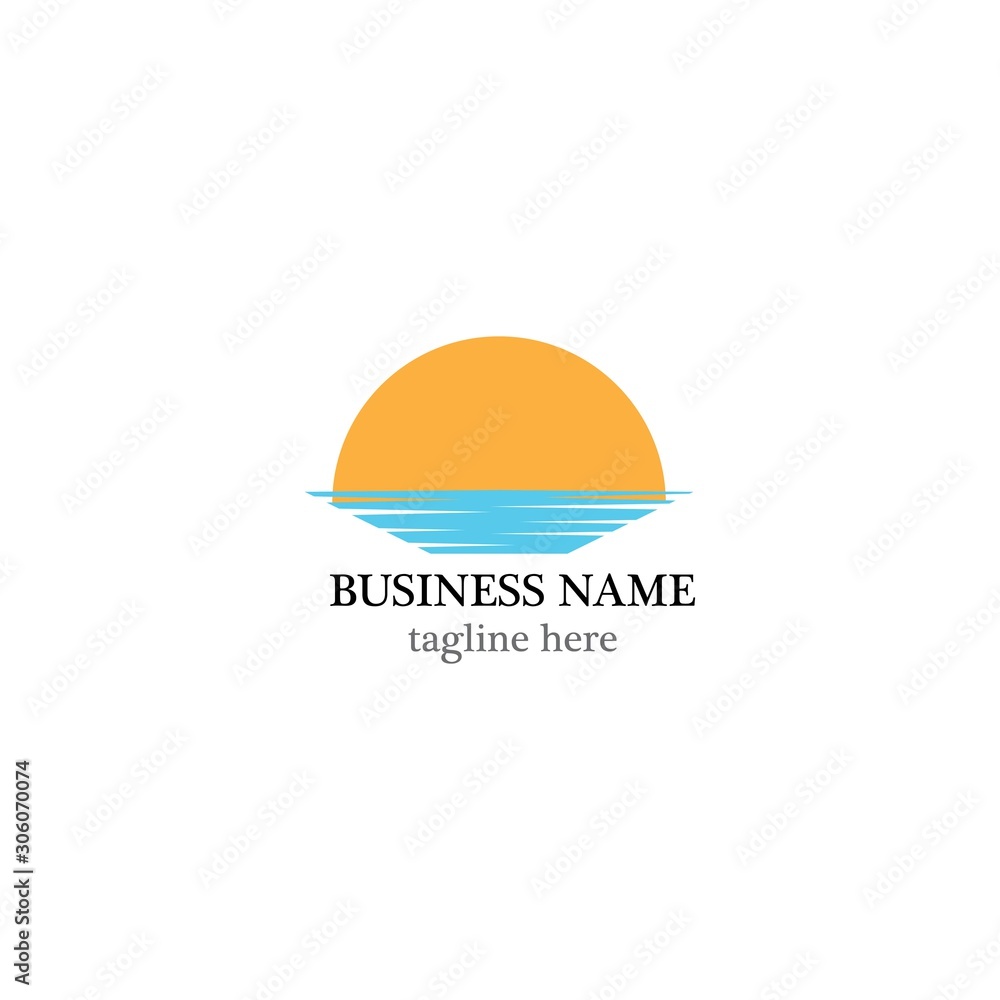 Sun logo template vector icon illustration Sun logo template vector icon illustration