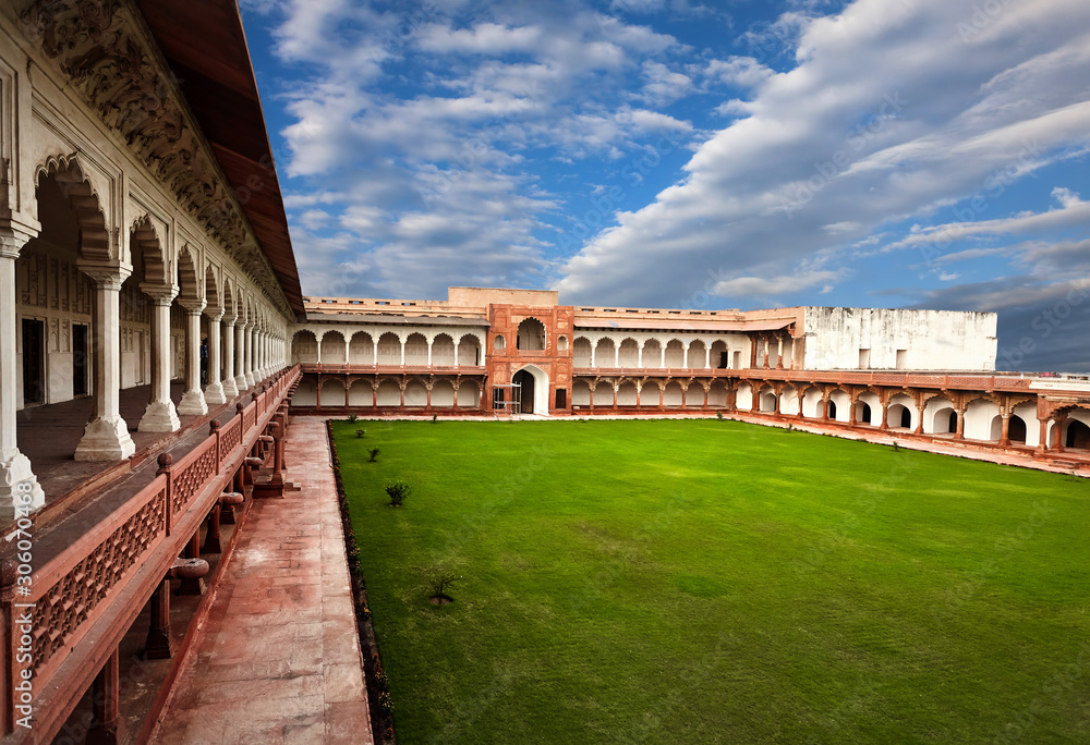 Courtyard in Agra Fort