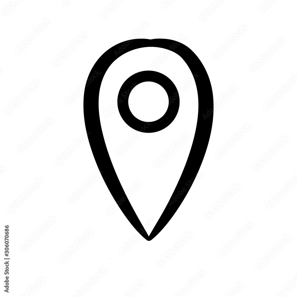 hand drawn Coordinates Location Point Gps, map pointer doodle icon. hand drawn Coordinates Location Point Gps, map pointer doodle icon.