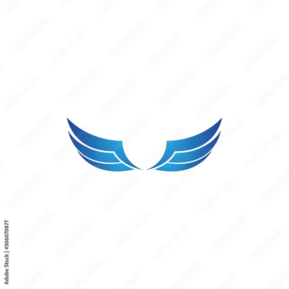 Wing logo template vector icon design Wing logo template vector icon design
