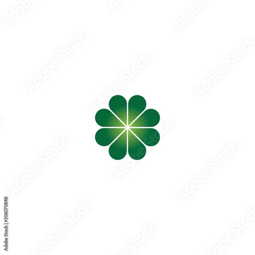 Tree leaf vector logo design, eco-friendly concept