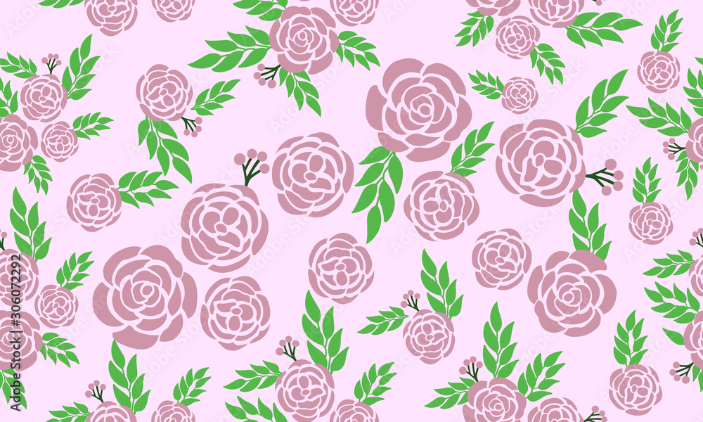 Simple rose flower, abstract floral pattern background. Simple rose flower, abstract floral pattern background.