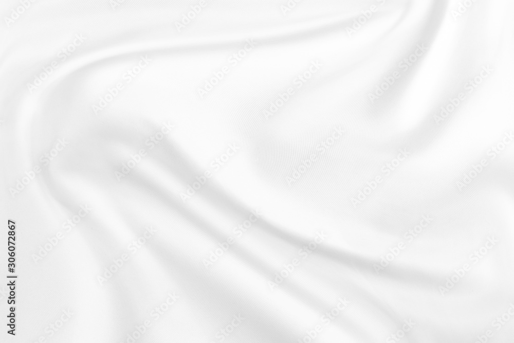 Abstract white fabric texture background. Wavy fabric Abstract white fabric texture background. Wavy fabric