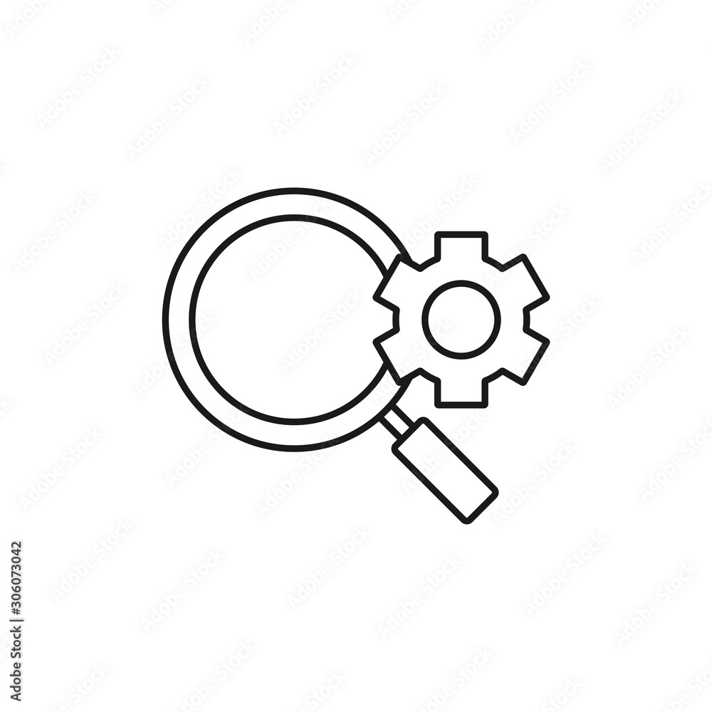 seo - minimal line web icon. simple vector illustration. concept for infographic, website or app. seo - minimal line web icon. simple vector illustration. concept for infographic, website or app.