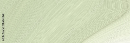 banner modern soft curvy waves background illustration with pastel gray, beig...