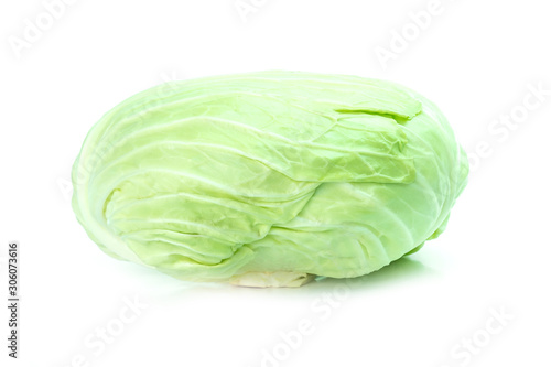 Cabbage Vegetables on white background.