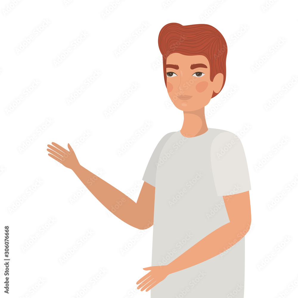 Cute man cartoon drawing vector design Cute man cartoon drawing vector design