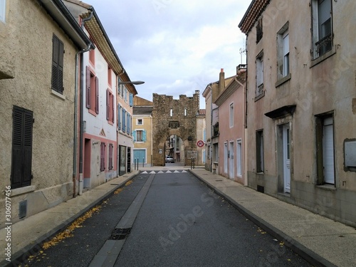 Village de La Roche de Glun - Département de la Drôme - rue des écoles © ERIC
