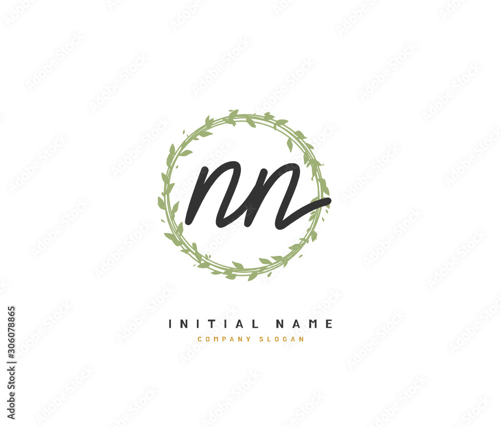 N NN Beauty vector initial logo, handwriting logo of initial signature, wedding, fashion, jewerly, boutique, floral and botanical with creative template for any company or business. N NN Beauty vector initial logo, handwriting logo of initial signature, wedding, fashion, jewerly, boutique, floral and botanical with creative template for any company or business.