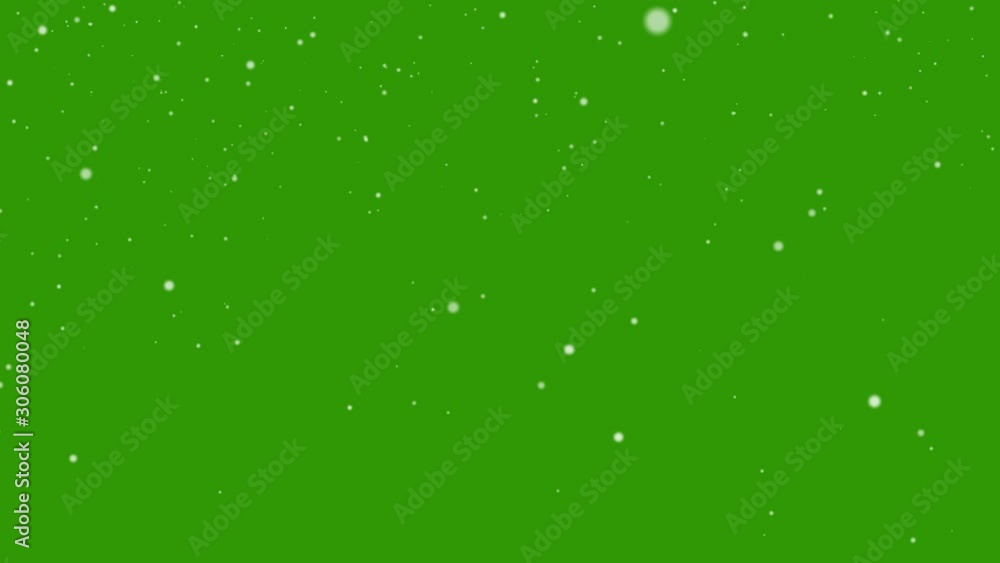 Nature snowfalling on green screen background Nature snowfalling on green screen background