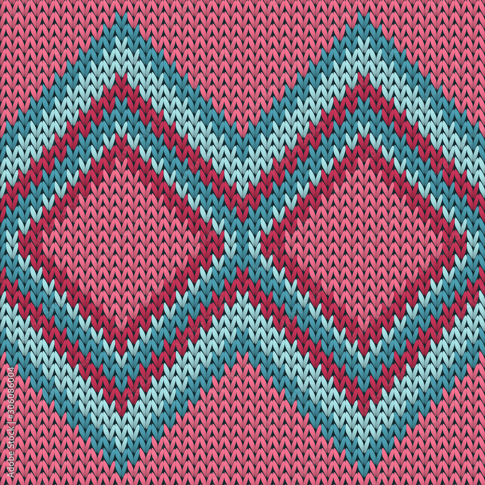 Jersey rhombus argyle knitted texture geometric 