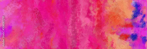 artwork design paint brushed with moderate pink, mulberry  and medium orchid color