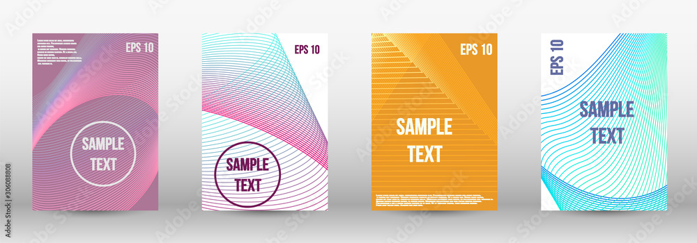 Geometric template with lines Geometric template with lines