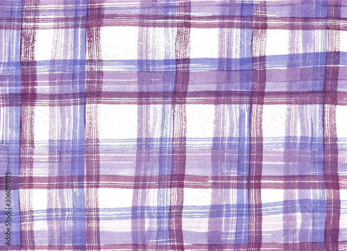 Watercolor abstract purple background kilt, pattern kilt