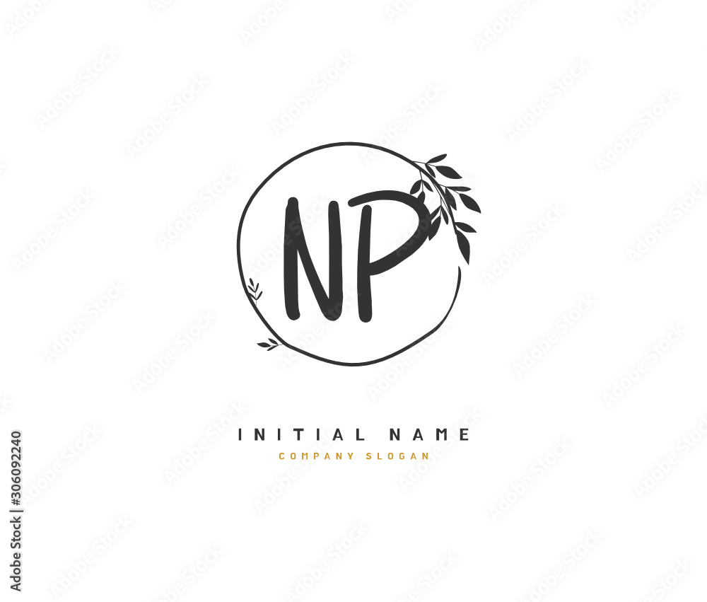 N P NP Beauty vector initial logo, handwriting logo of initial signature, wedding, fashion, jewerly, boutique, floral and botanical with creative template for any company or business. N P NP Beauty vector initial logo, handwriting logo of initial signature, wedding, fashion, jewerly, boutique, floral and botanical with creative template for any company or business.