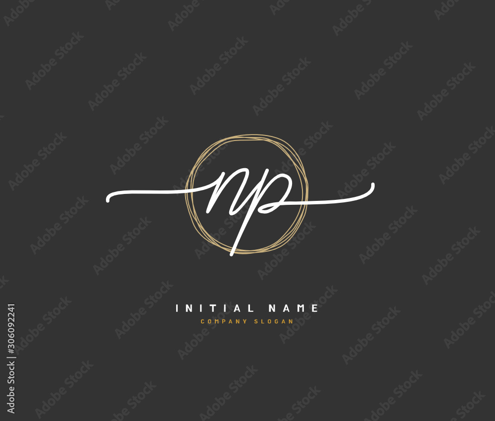 N P NP Beauty vector initial logo, handwriting logo of initial signature, wedding, fashion, jewerly, boutique, floral and botanical with creative template for any company or business. N P NP Beauty vector initial logo, handwriting logo of initial signature, wedding, fashion, jewerly, boutique, floral and botanical with creative template for any company or business.