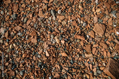 the texture of the stone