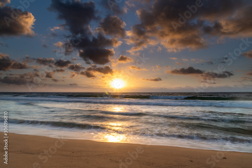 Clouds  sea and surf sunrise seasape