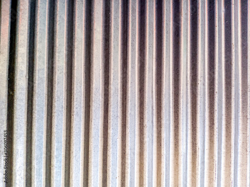 Close up of Zinc industrial texture background