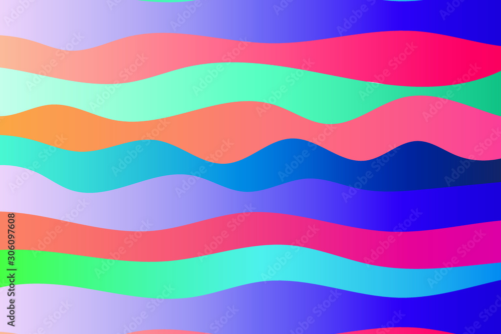Colorful background with curved gradient lines. Pattern design for banner, poster, flyer, card, cover, brochure Colorful background with curved gradient lines. Pattern design for banner, poster, flyer, card, cover, brochure