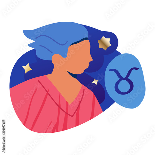 Taurus Man Zodiac Icon