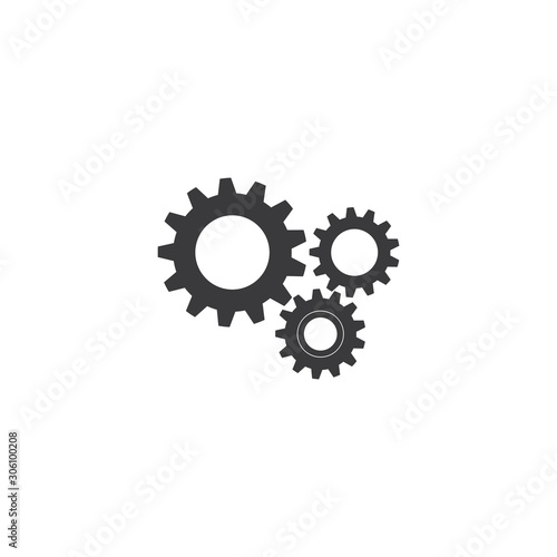 gear icon logo vector icon