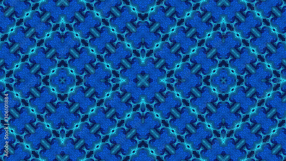 Colored African fabric with geometric shapes Colored African fabric with geometric shapes
