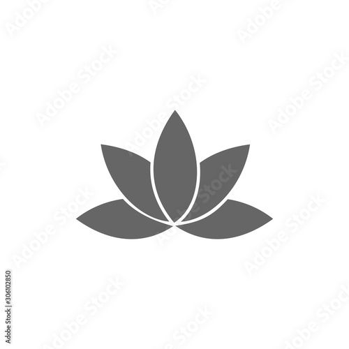 flower icon  lotus flower icon logo design vector symbol