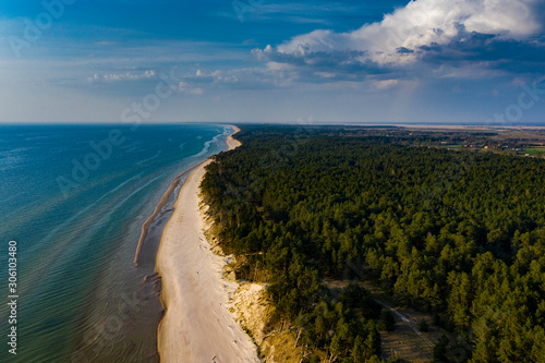 Baltic sea coast at Bernati, Latvia.