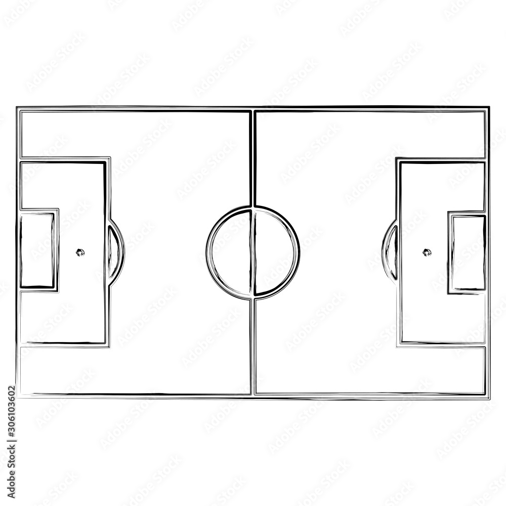 football field icon vector design symbol football field icon vector design symbol