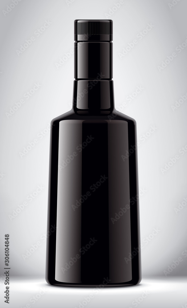 Glass bottle on Background. Stopper. Glass bottle on Background. Stopper.