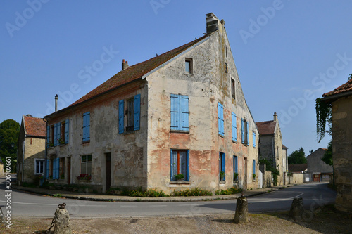 Jambville; France - august 27 2017 : picturesque old village photo