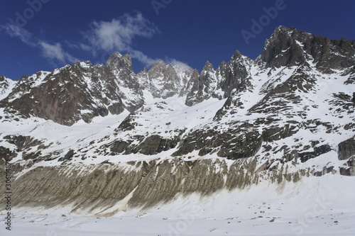 mountains in winter