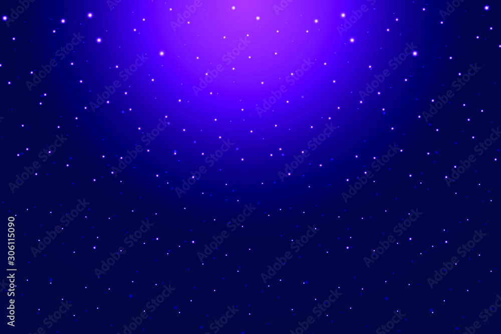 Beautiful Gradient Starry Night Background. Beautiful Gradient Starry Night Background.